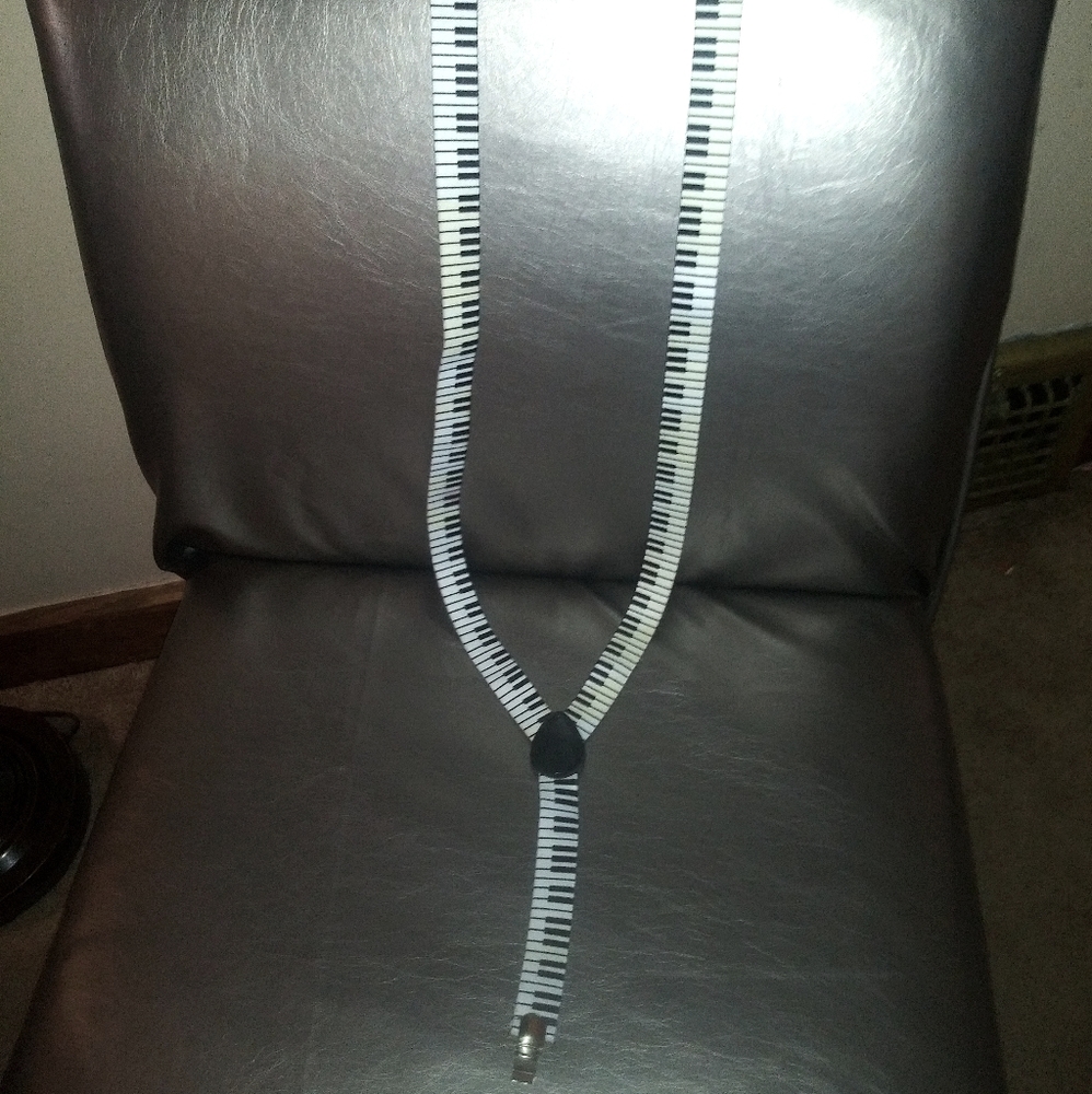 Piano Themed Suspenders